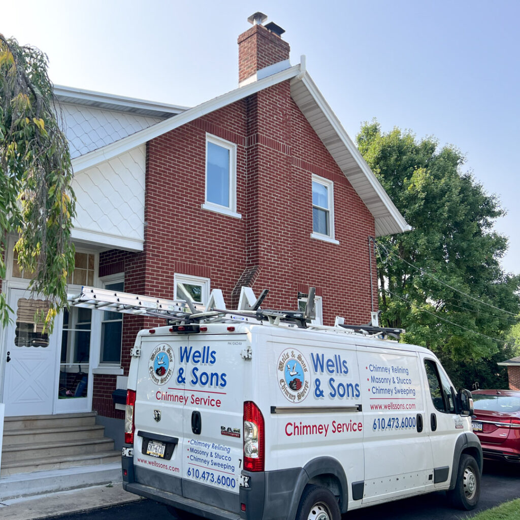 wells & sons chimney service experts in Malvern & Pottstown PA