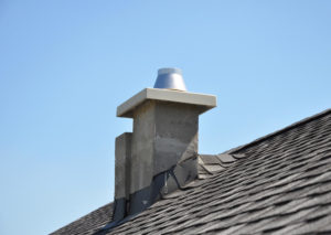 close up of chimney