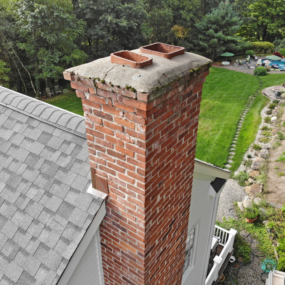 Cracked Chimney Crown Repair in Emmaus and Perkasie, PA