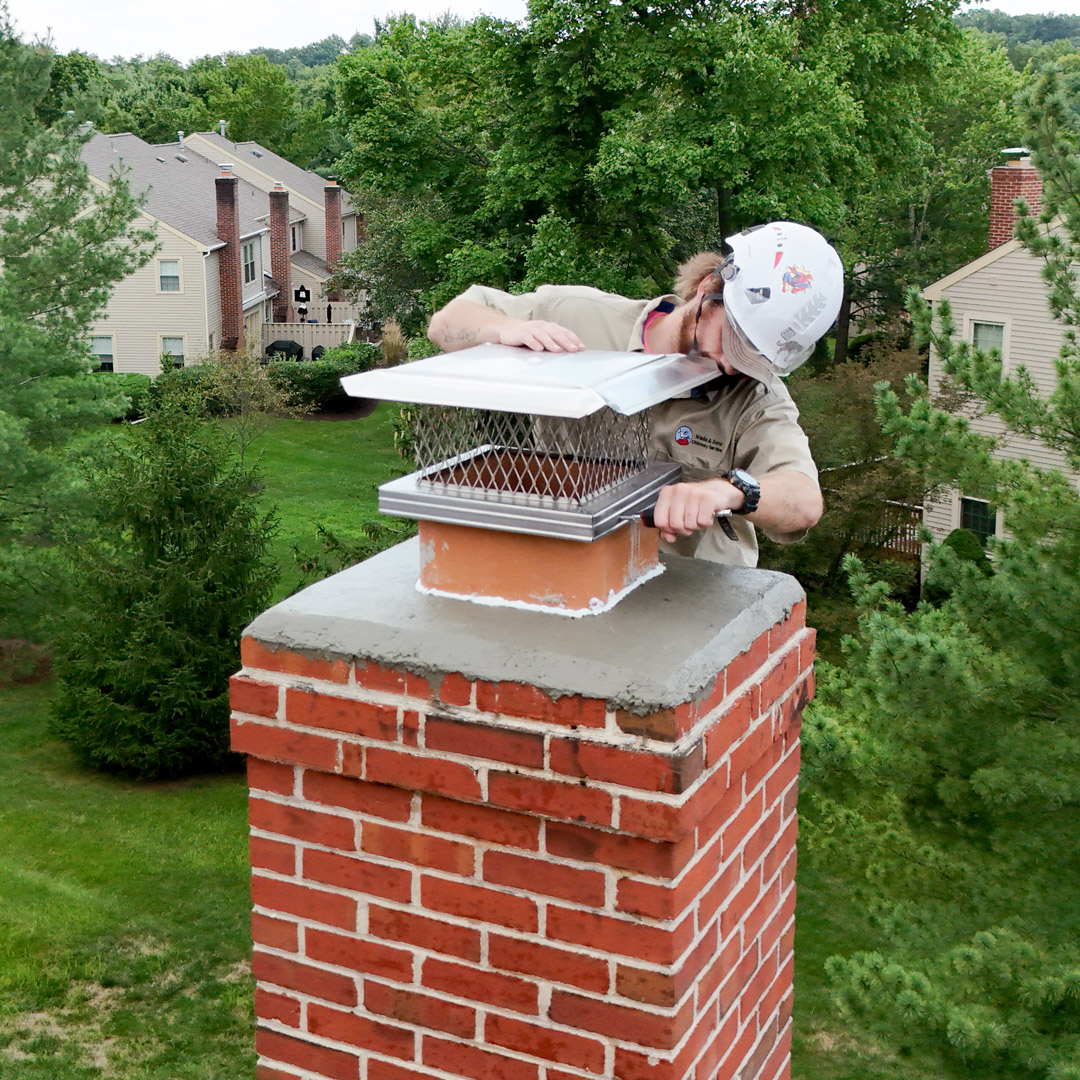 Installing new chimney caps and more in Montgomeryville & Sellersville PA