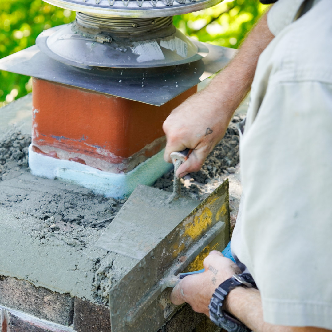 Rebuilding chimney crowns in Paoli & Willow Grove PA