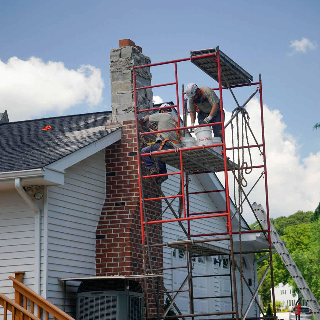 Chimney repairs and rebuilding in Malvern, PA and Phoenixville, PA