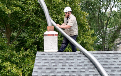 Flue liner installation or repair in Ardmore, PA.