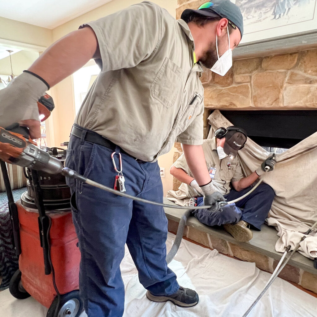 Professional chimney sweeping in Harleysville, PA.