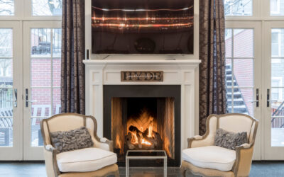Upgraded fireplace in Malvern, PA.