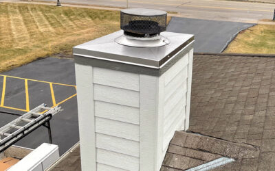 Installing chimney chase covers in Berwyn & Lansdale, PA