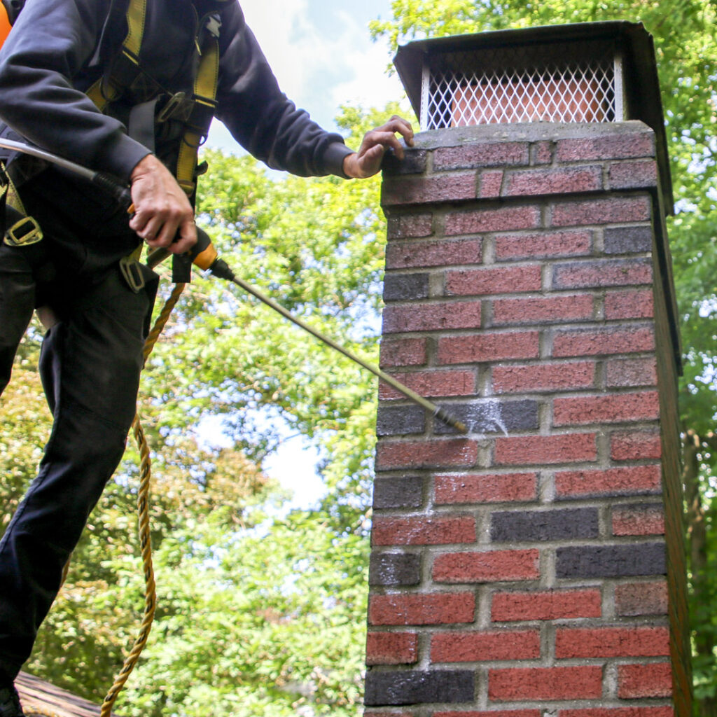 Chimney waterproofing and other repairs in Doylestown, PA