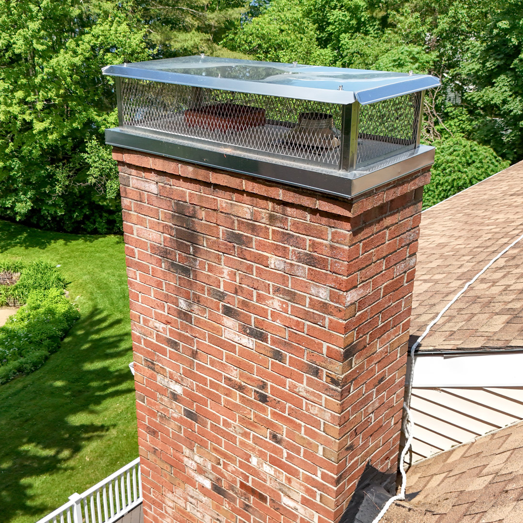 Full width chimney caps in Norristown & Paoli, PA